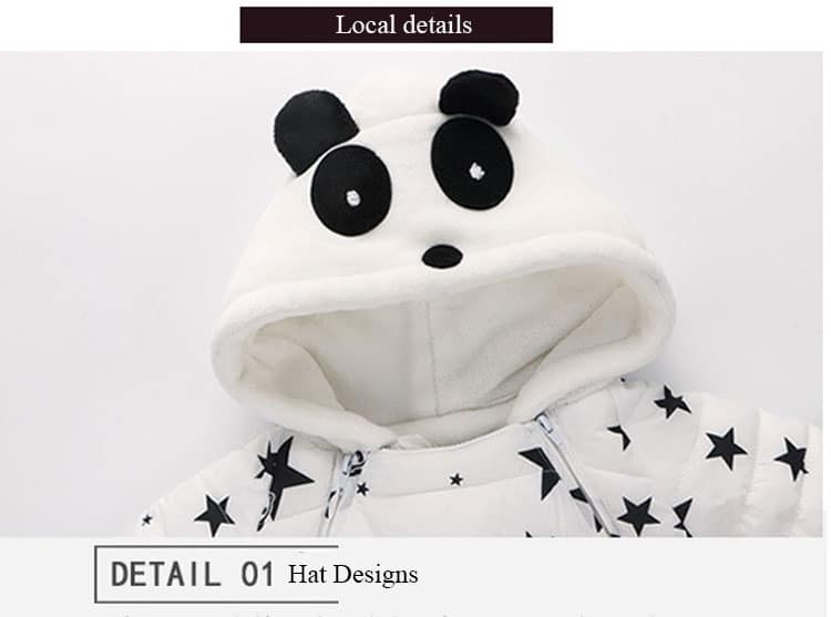 Kidling Panda winter romper