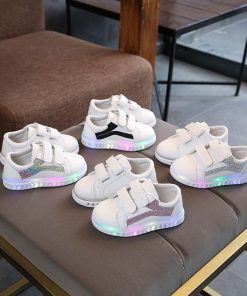 The Kidling's White LED Shoe