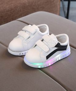 The Kidling's White LED Shoe