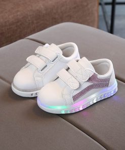 The Kidling's White LED Shoe